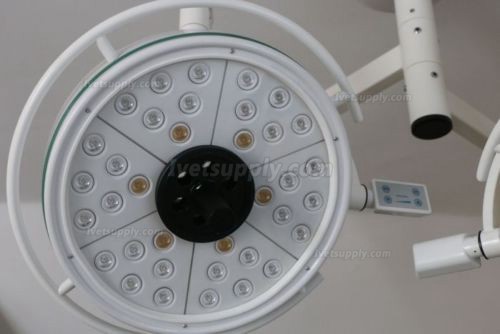 KWS KD-2072B-2 216W Veterinary Two Headed Ceiling LED Surgical Exam Light Shadowless Lamp